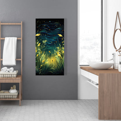 Lit plains - 32"x32" Canvas