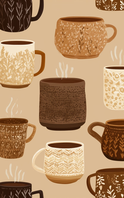 Cozy Cup Collection Bath Mat | Stylish Home Decor Rug