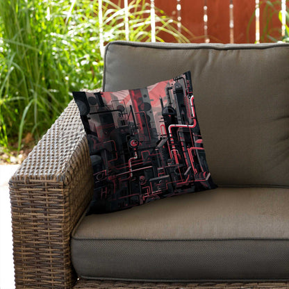 Industrial Empire Poly Twill Throw Pillow - Home Decor