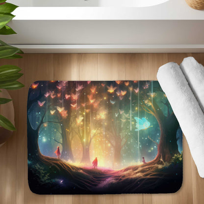 A dream come true - Orange Bath Mat for Home Decor