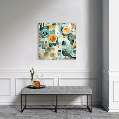 Decomposed porthole - 32"x32" Canvas