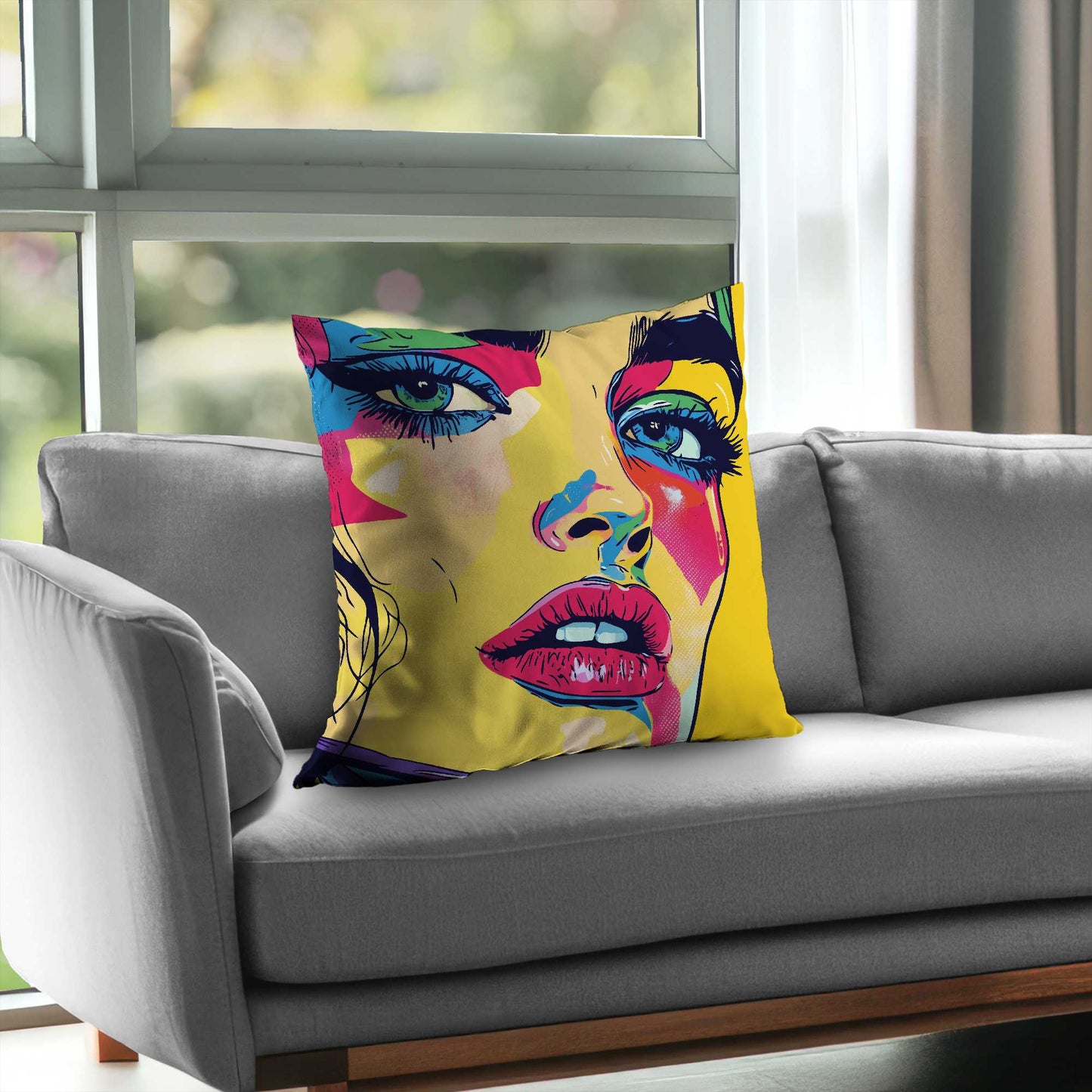 Glaze Poly Twill Throw Pillow | Stylish Home Decor Accent