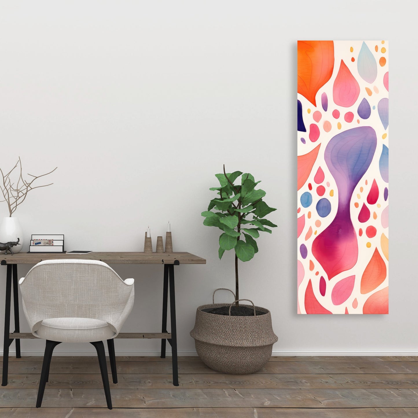 Splotches - Orange Canvas Art for Stylish Home Decor