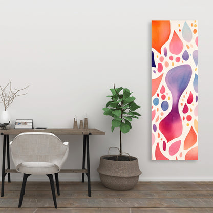 Splotches - Orange Canvas Art for Stylish Home Decor
