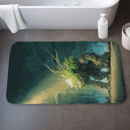 The Golem Green Bath Mat | Stylish Home Decor Essential