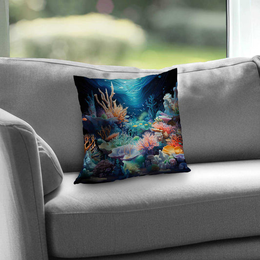 The Reef Purple Poly Twill Throw Pillow Insert | Home Decor
