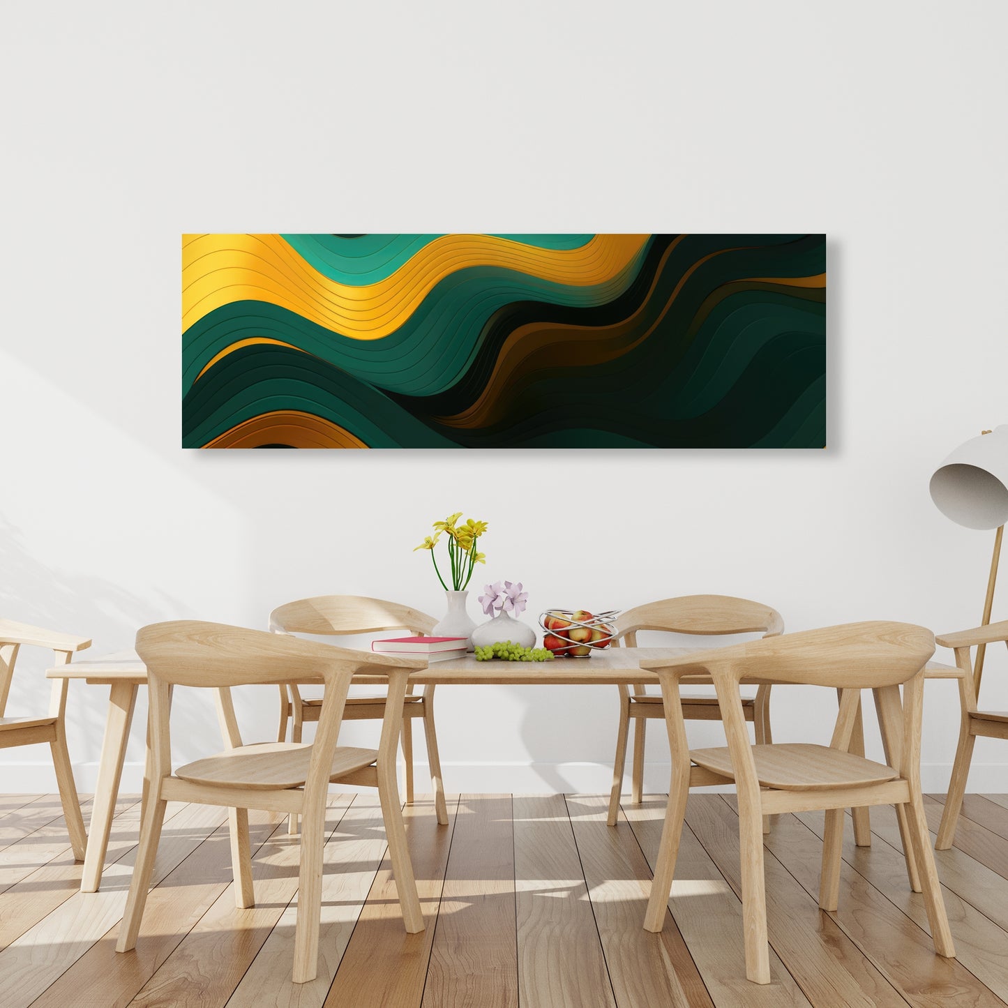 Golden harmony - 32"x32" Canvas