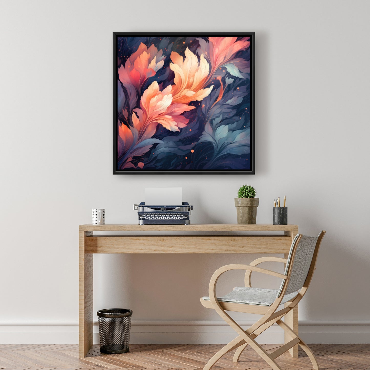 Ethereal - Orange Framed Canvas for Stylish Home Decor