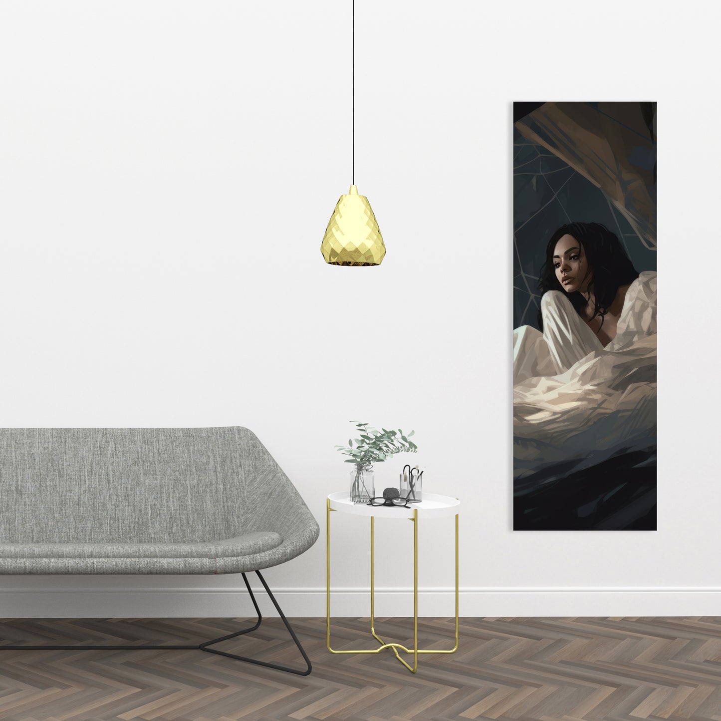 Spider princess - Black Canvas Art for Stylish Home Decor