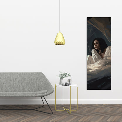 Spider princess - Black Canvas Art for Stylish Home Decor