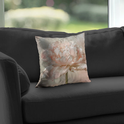 Peony Pink Poly Twill Throw Pillow Insert for Home Decor