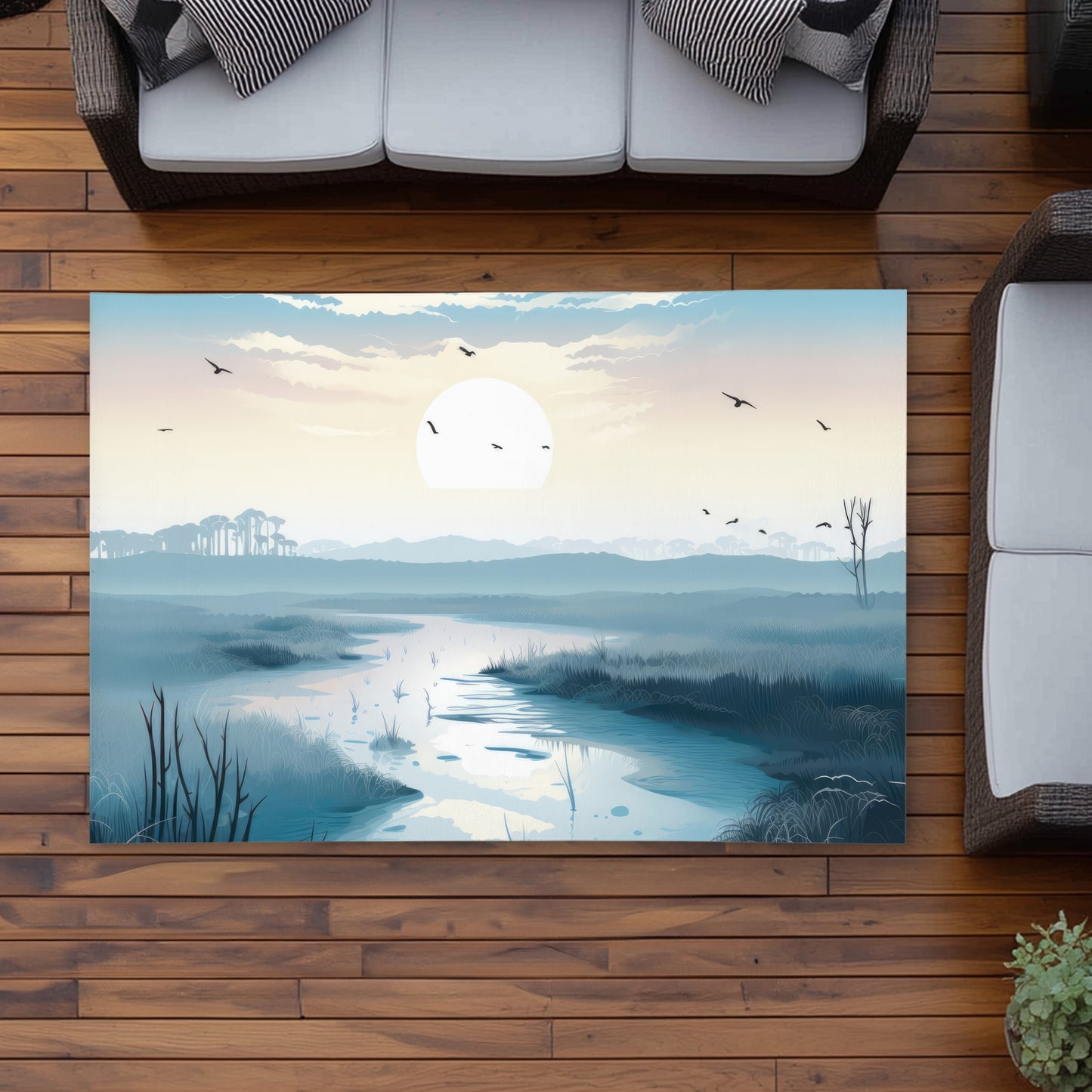 The Marsh Beige Outdoor Area Rug | Home Decor Essential