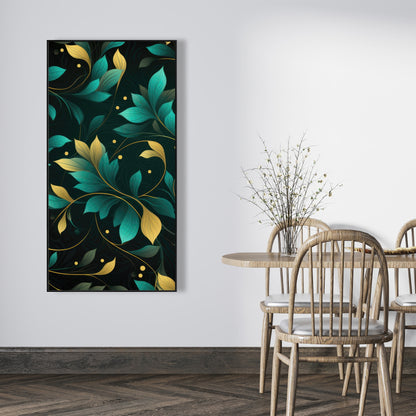 Twirling twigs - 36"x36" Framed canvas