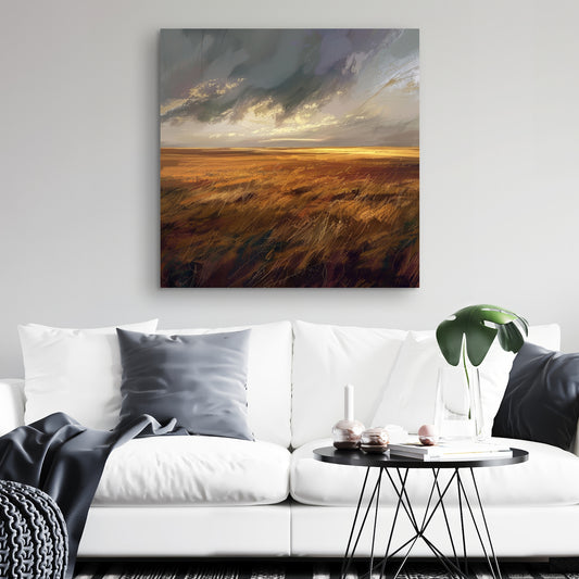Before the Storm - Gray Canvas Art for Home Decor