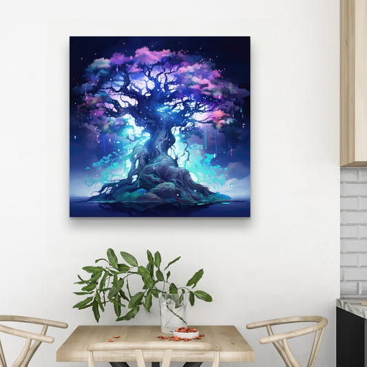 Make a Wish Black Canvas | Elegant Home Decor Art Piece