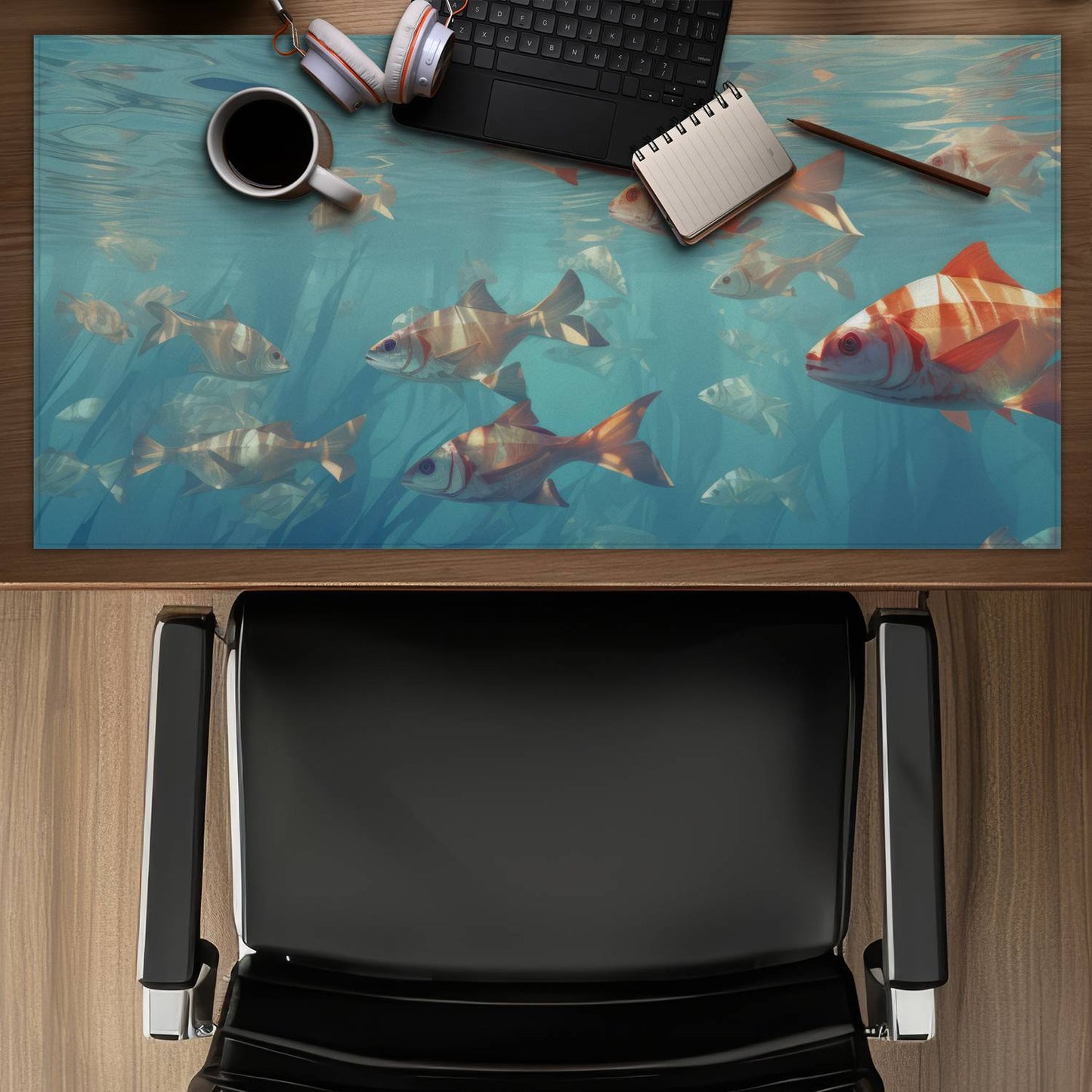 Surface tension - Desk mat - Print on demand