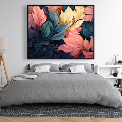 Pastel bloom - 36"x36" Framed canvas