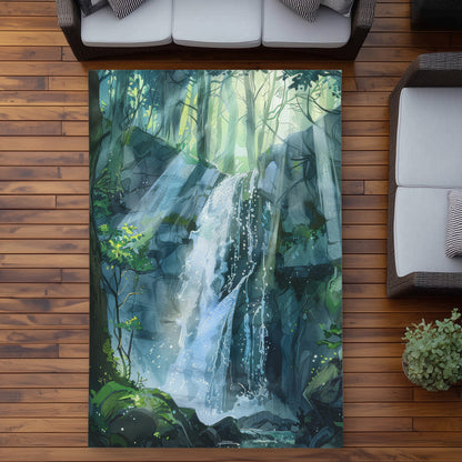 Sleeping Fall Outdoor Area Rug | Stylish Home Decor Solution