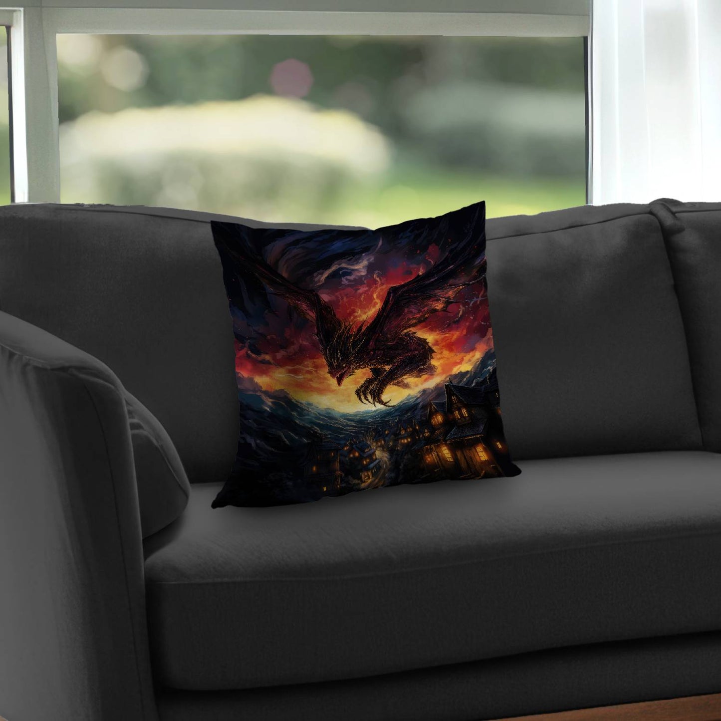 Back for revenge - Throw pillow - Print on demand