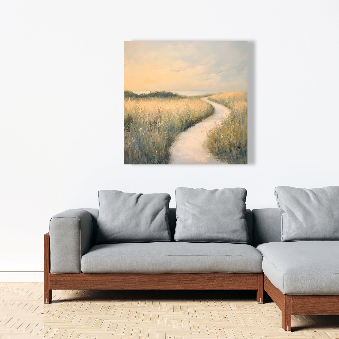 Soft breeze - Green Canvas for Elegant Home Decor | Buy Now