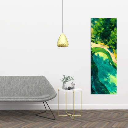 Peaceful Course - Modern Man Cave Canvas for Home Decor