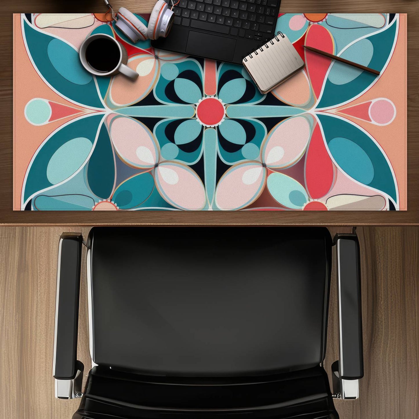 Sweet curves - Desk mat - Print on demand