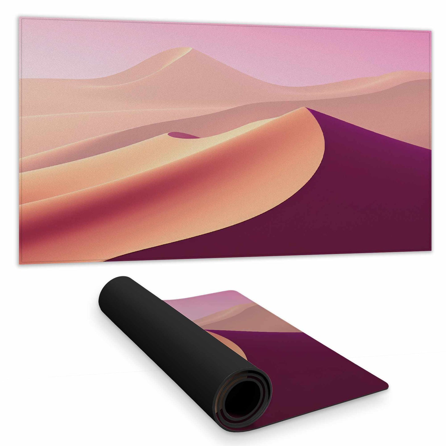 Tapis de bureau Calm Dunes - Décoration élégante pour votre espace de travail