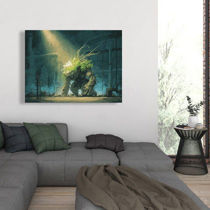 The golem - 24"x24" Canvas