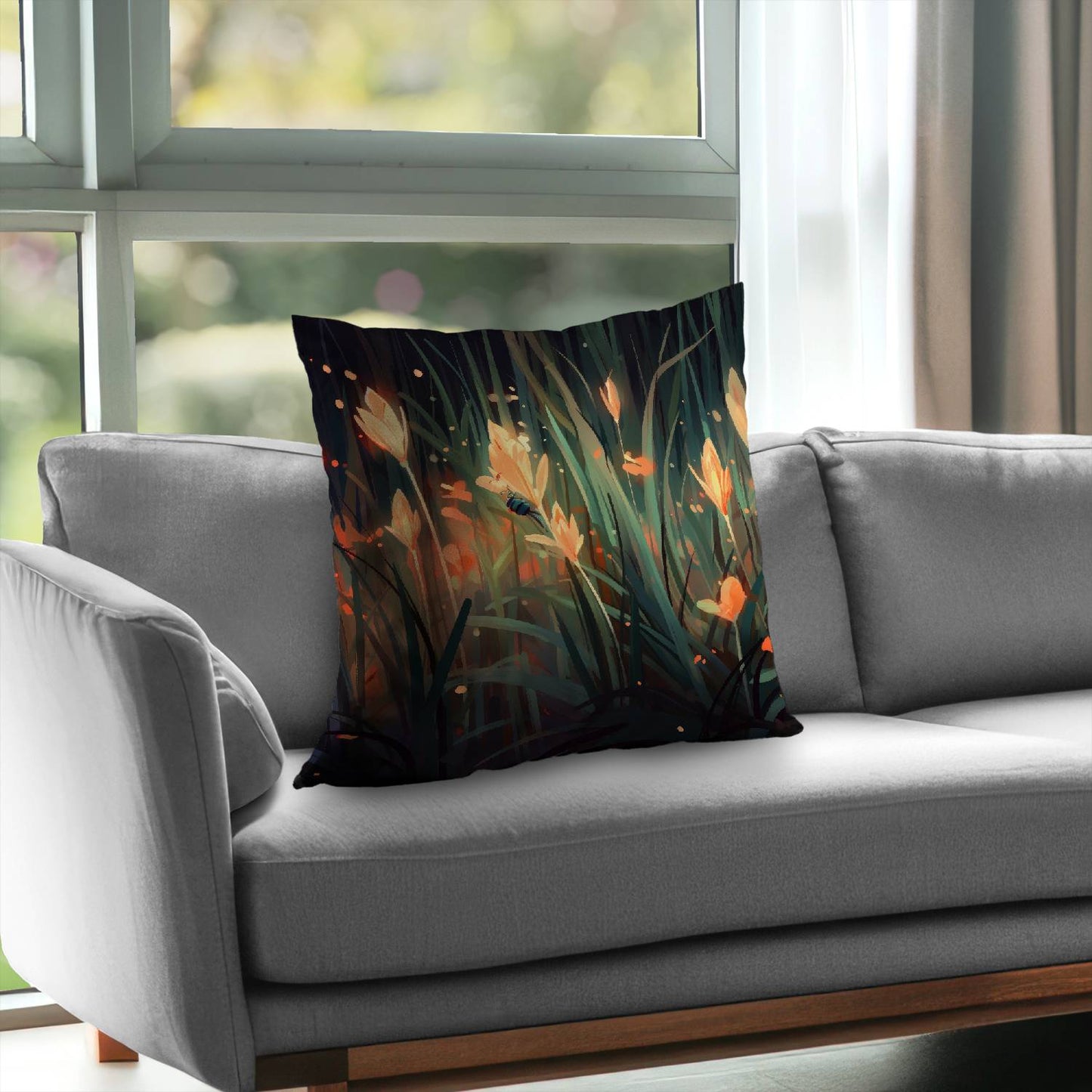 Magical pollen - Throw pillow - Print on demand