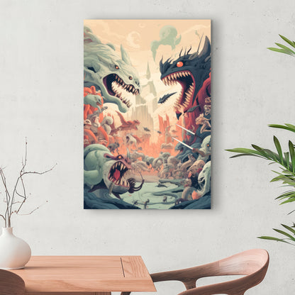 Ultimate fight - 32"x32" Canvas