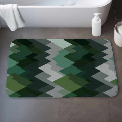 Evergreen Peaks Bath Mat | Stylish Home Decor Rug