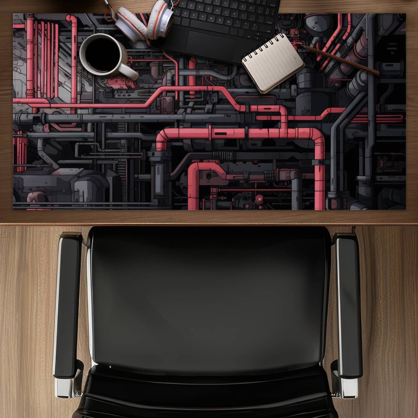 Tubular nightmare - Desk mat - Print on demand