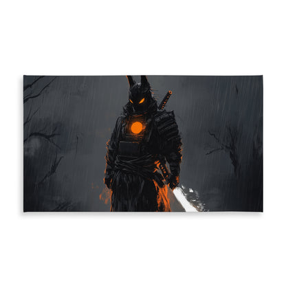 Blazing Black Indoor Outdoor Tablecloth for Home Decor