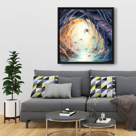 Dire - 36"x36" Framed canvas
