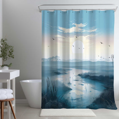 Le rideau de douche Marsh | Décoration intérieure élégante
