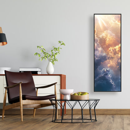 Piercing light - 36"x36" Framed canvas