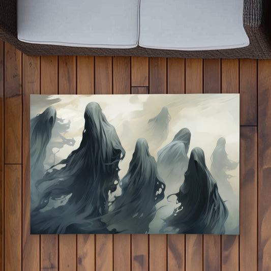 Cursed Lands Black Outdoor Area Rug - Stylish Home Decor