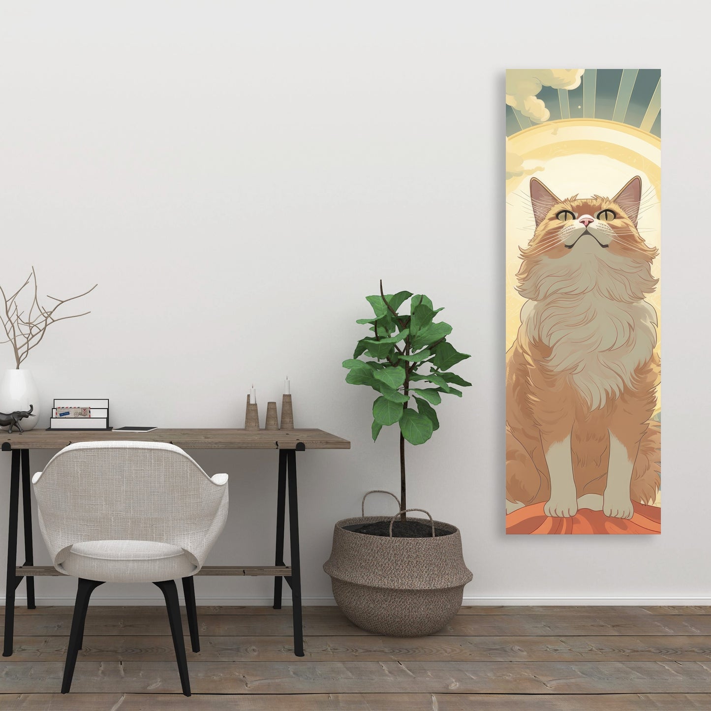 Moewing Above - Blue Canvas Art for Home Decor | Stylish Design