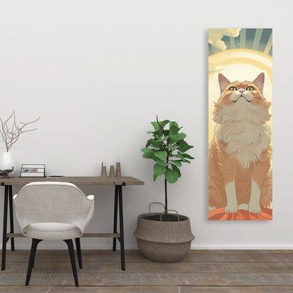 Moewing Above - Blue Canvas Art for Home Decor | Stylish Design
