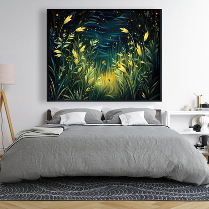 Lit plains - 36"x36" Framed canvas