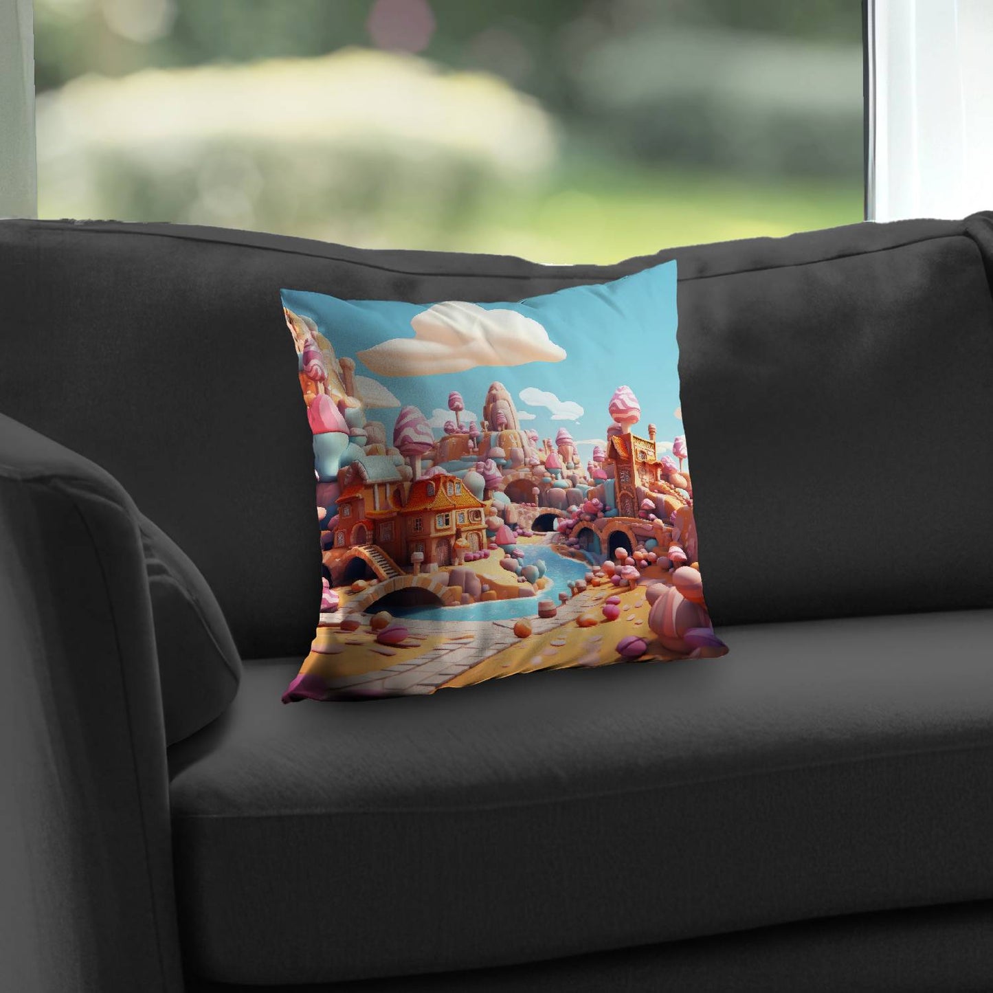 Sweet kingdom - Throw pillow - Print on demand