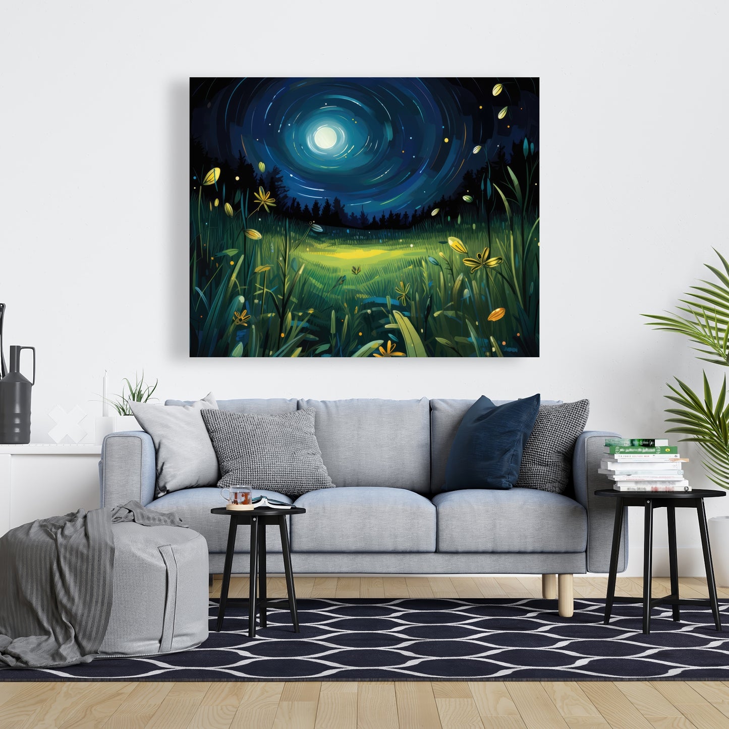 Between grass blades - 32"x32" Canvas