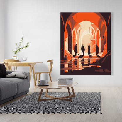 Faith restored - 32"x32" Canvas