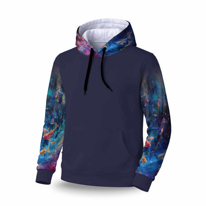 Milky Wave Sleevie Pullover Hoodie | Stylish Apparel