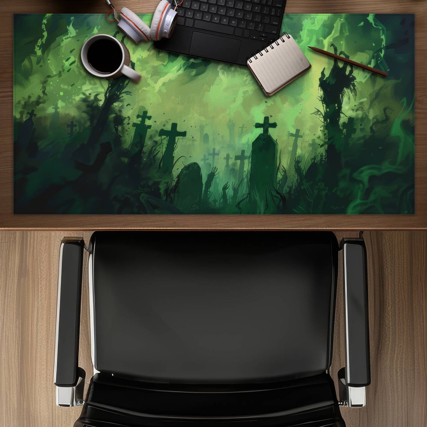 Reaching hell - Desk mat - Print on demand