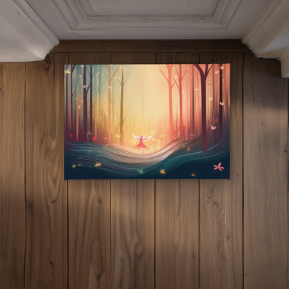 Enchanted Beige Indoor Outdoor Door Mat | Decor Essentials