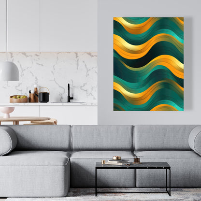 Voluptuous Orange Canvas - Stunning Home Decor Piece