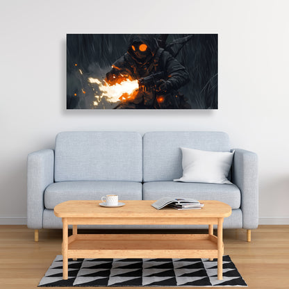 Scorch White Canvas - Stylish Home Decor for Any Space