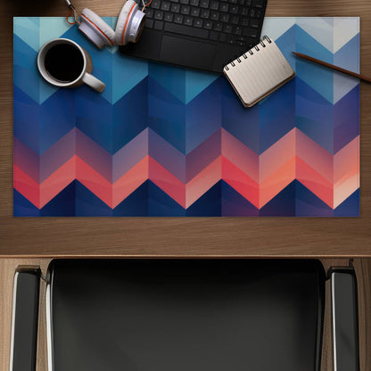 Heat Waves Red Gaming Mat | Stylish Home Decor Accessory