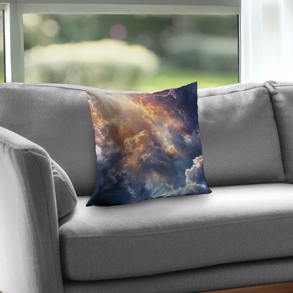 Piercing Light Poly Twill Throw Pillow - Home Decor Accent